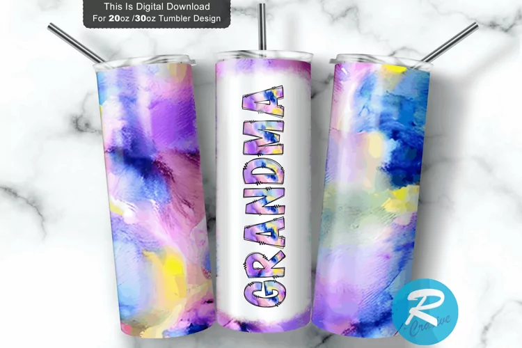 Grandma Seamless Tumbler 20oz/30oz Skinny Tumbler
