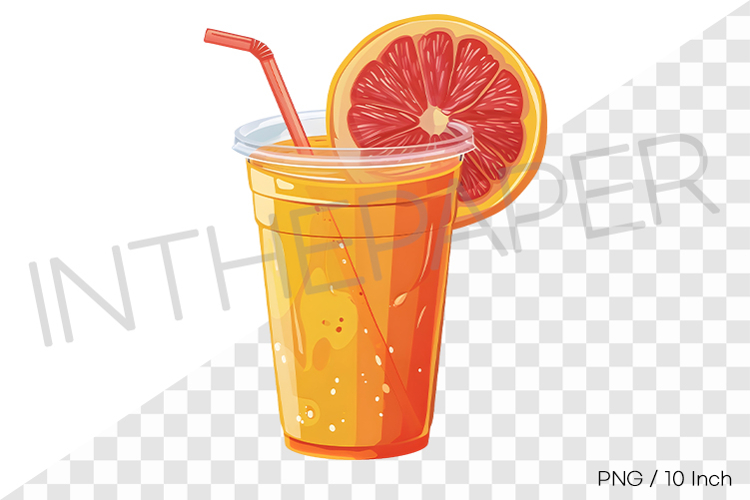 Grapefruit juice PNG Drink Clipart beverage summer cartoon