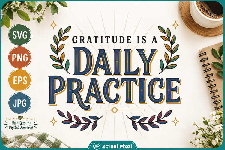 Gratitude Quotes Gratitude is a Daily Practice example image 1