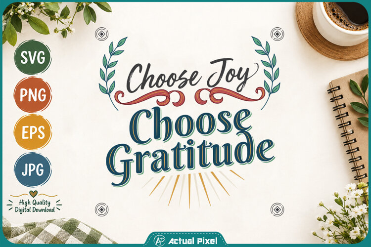 Gratitude Quotes Choose Joy Choose Gratitude example image 1