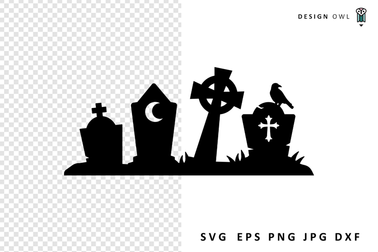 Gravestones - Halloween SVG