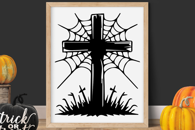 Cross Spiderweb SVG