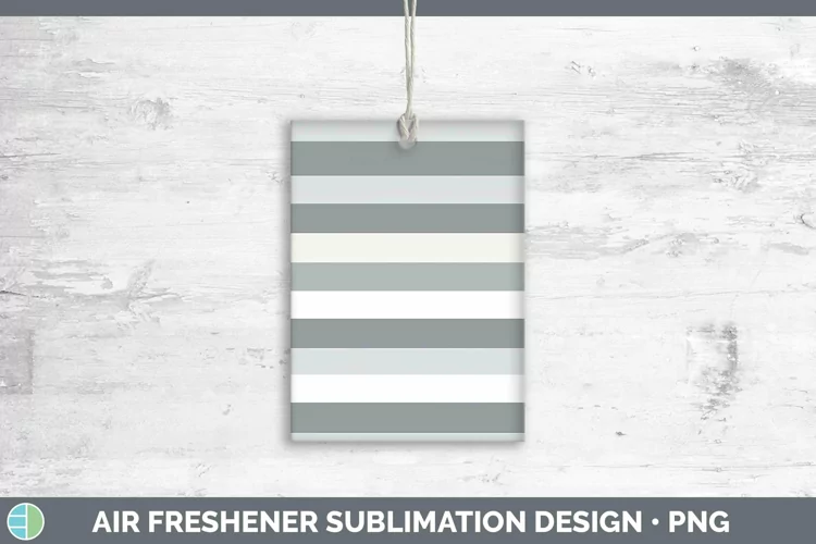 Gray Air Freshener | Sublimation Car Freshener Designs
