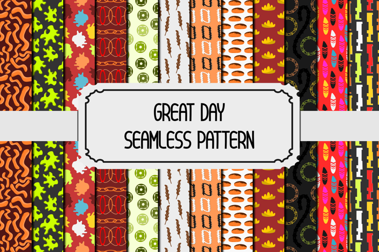 Great Day Seamless Pattern Files