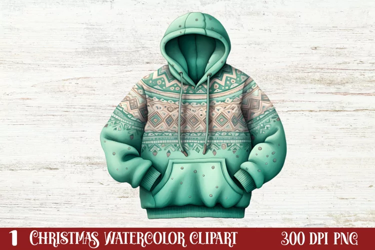 Cozy Green christmas Clipart Sublimation, Christmas PNG