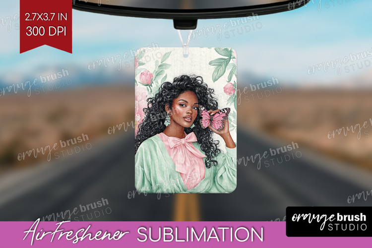 Cottagecore Air Freshener PNG - Green Coquette PNG