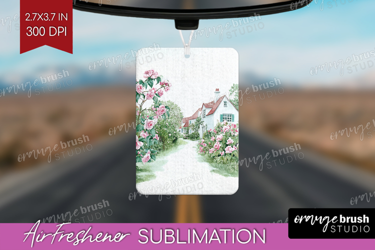 Cottagecore Air Freshener PNG - Green Coquette PNG