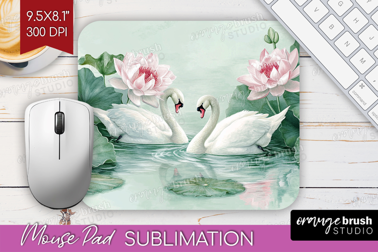 Cottagecore Mouse Pad Sublimation - Green Coquette Mousepad