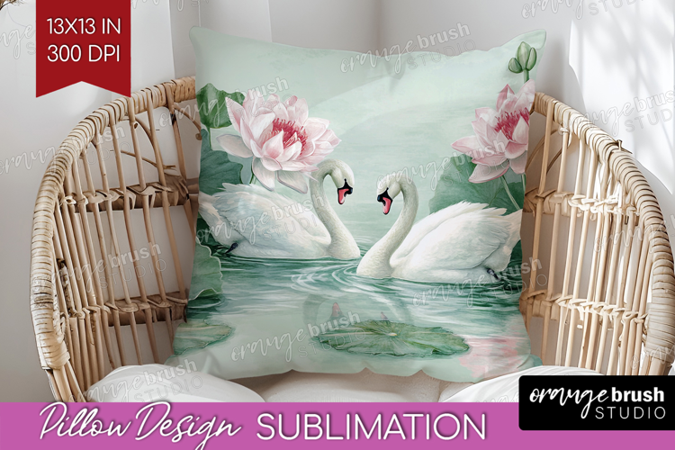 Cottagecore Pillow Sublimation - Green Coquette Pillow PNG