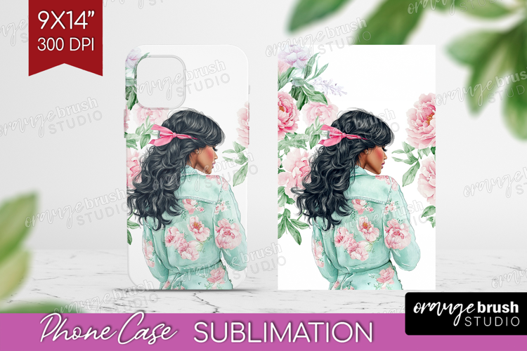 Cottagecore Phone Case PNG - Green Coquette Case PNG