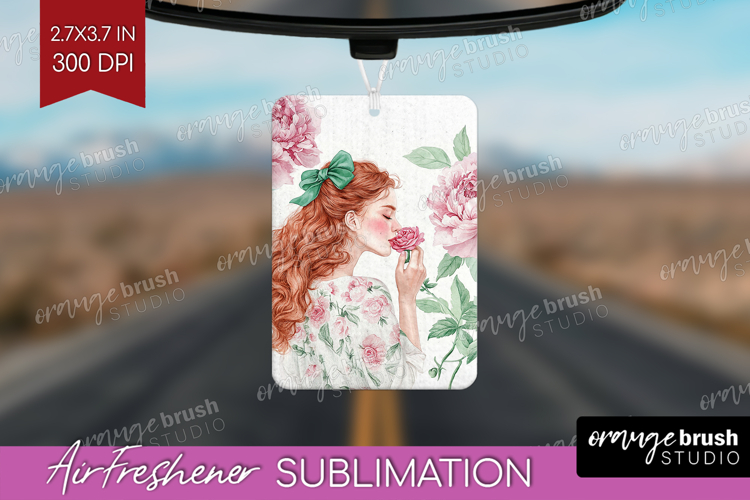 Cottagecore Air Freshener PNG - Green Coquette PNG