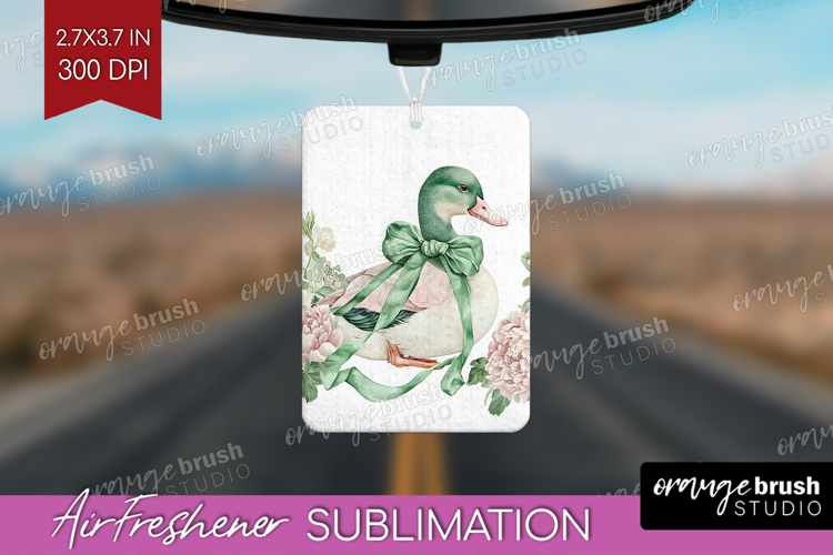 Cottagecore Air Freshener PNG - Green Coquette PNG