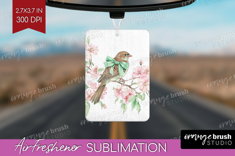 Cottagecore Air Freshener PNG - Green Coquette PNG