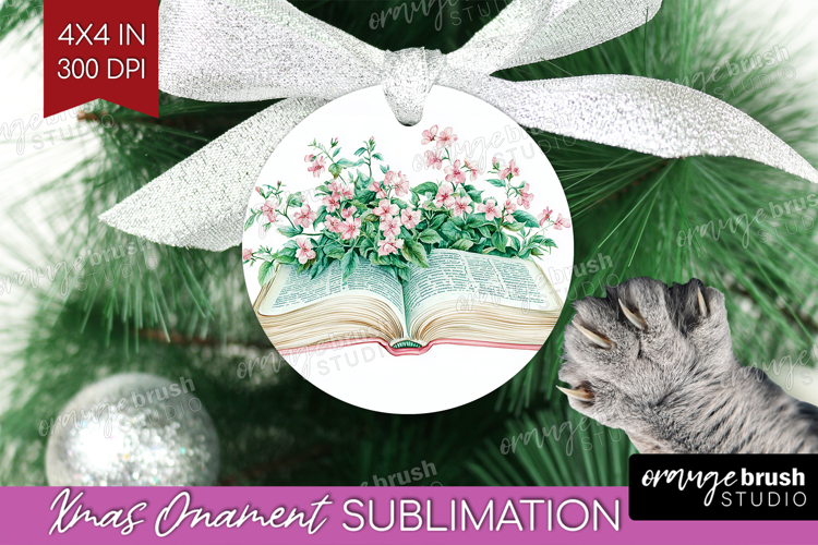 Cottagecore Ornament PNG - Green Coquette PNG Sublimation