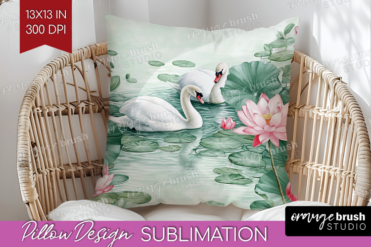 Cottagecore Pillow Sublimation - Green Coquette Pillow PNG