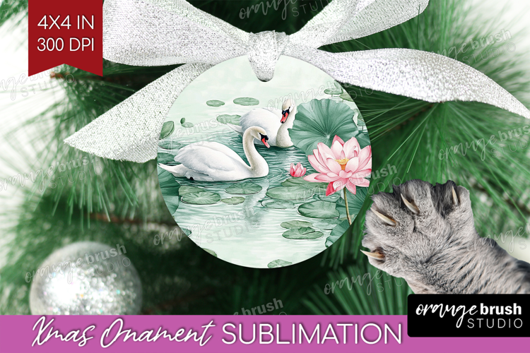 Cottagecore Ornament PNG - Green Coquette PNG Sublimation