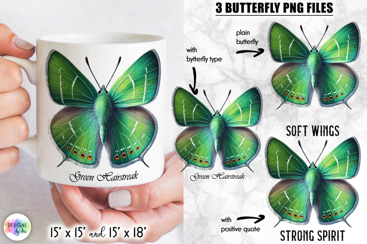 Butterflies with Inspirational Quotes, Butterfly Clipart