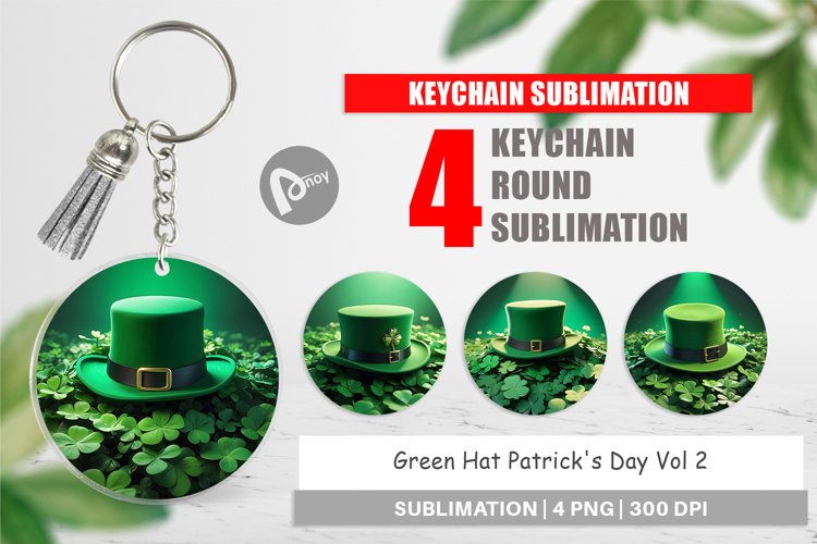 Keychain Hat Patrick's Day