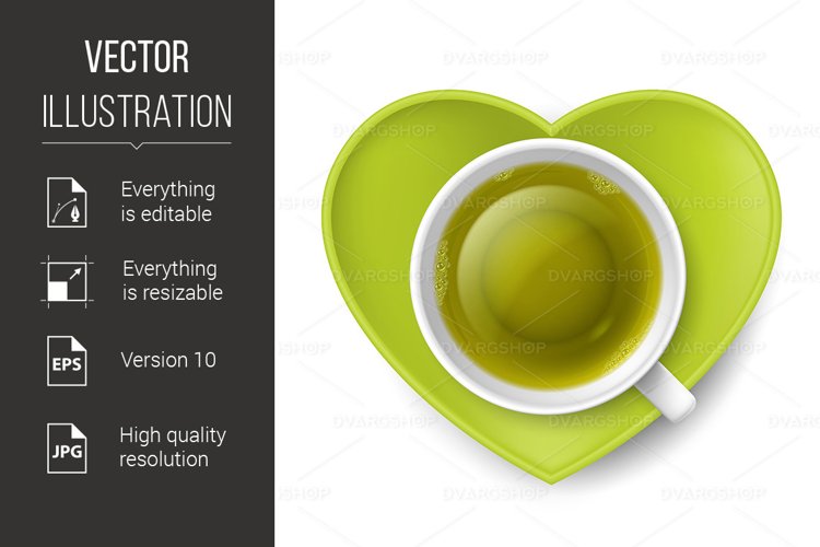 Romantic tea drinking