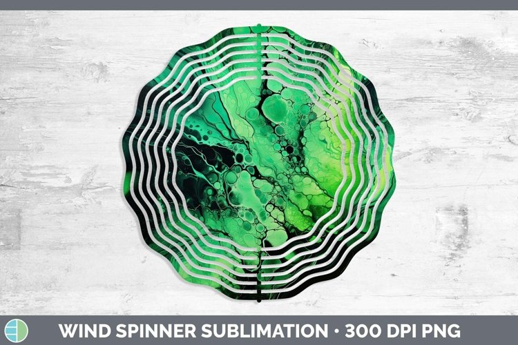 GorgeousGreen Wind Spinner design.