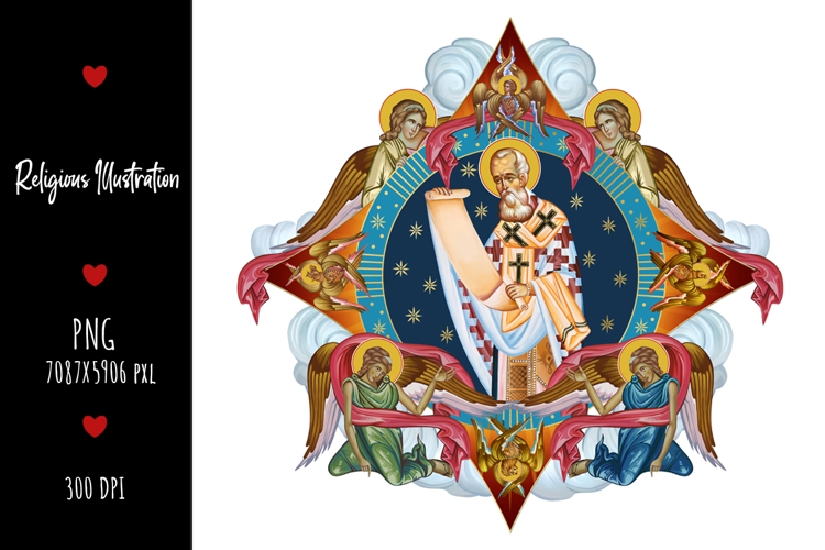 christening, vintage, religious, heaven, communion, faith, sacrament, saviour, epiphany, christian, evangelical, orthodox, greek, art, saint, holy, king, baptism, confirmation, angels, religion, sky, illustration, god, blessing, byzantine