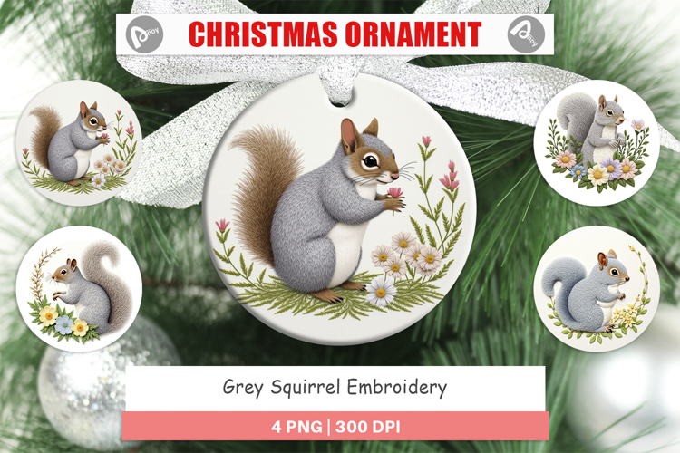 Ornament Grey Squirrel