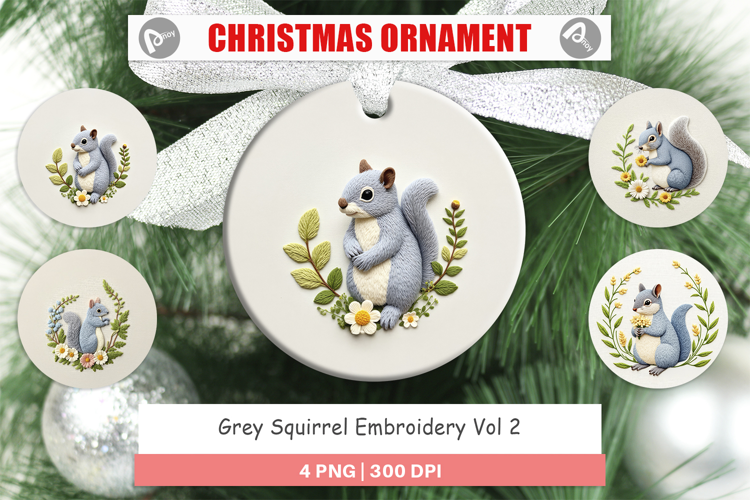 Ornament Grey Squirrel