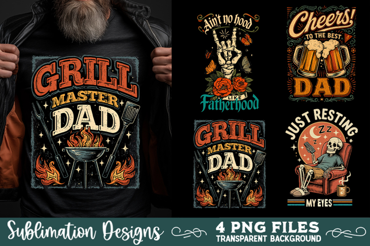 Dad sublimation PNG, Father 4 PNG, Father's day PNG example image 1