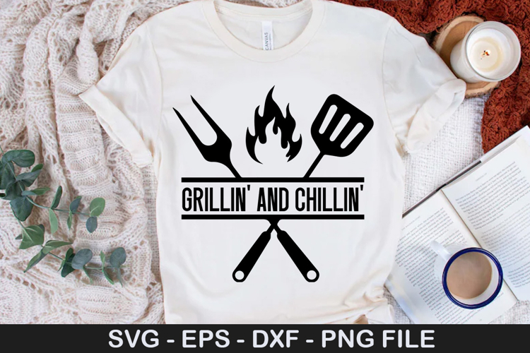 Grillin and chillin - Barbecue SVG Design