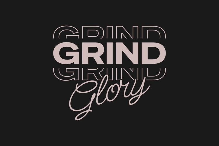 Grind Glory Urban Streetwear Logo T-shirt Design