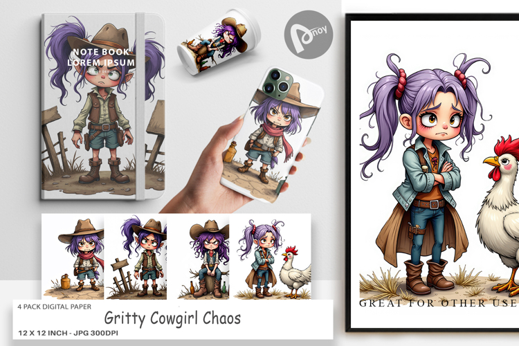 Cowgirl Clipart Image 19