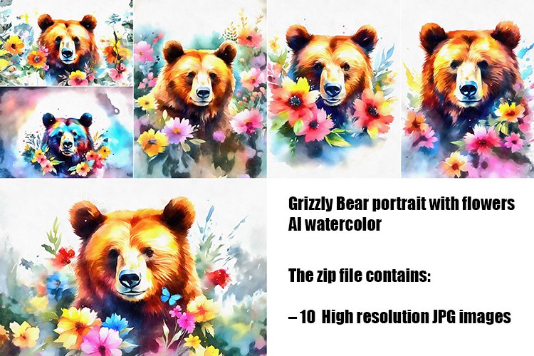 Grizzly Bear Clipart Image 8
