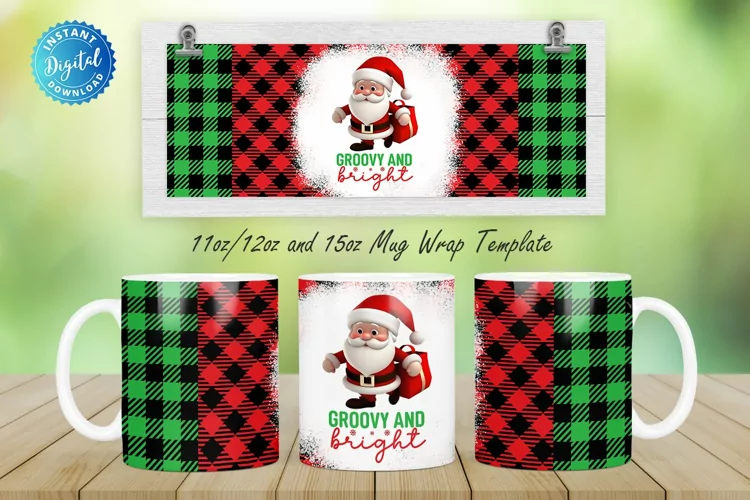 Groovy And Bright 11, 12 & 15 Oz Mug Sublimation