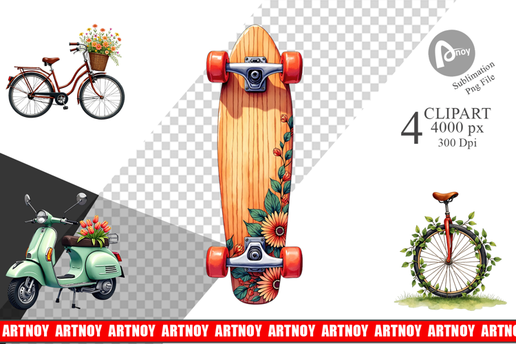 Groovy Bloom Riders 70s Sublimation
