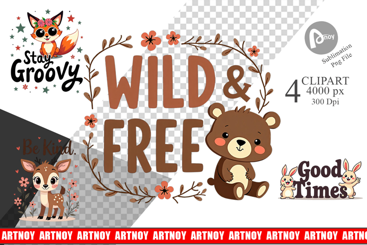 Groovy Friends Clipart