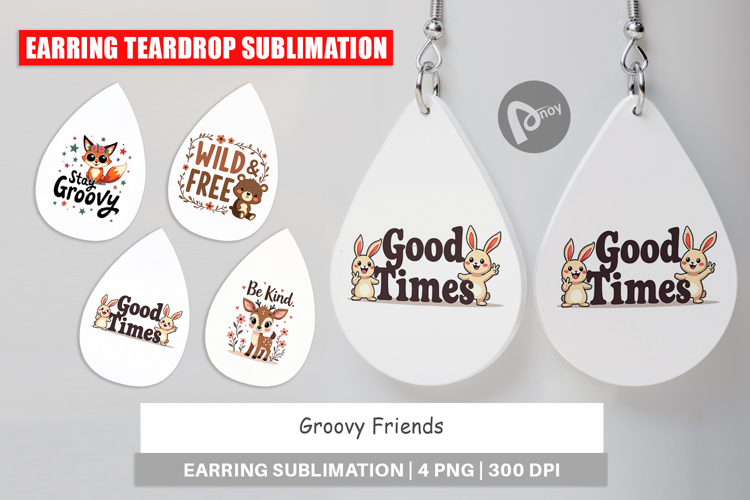 Earring Sublimation Designs Image 5