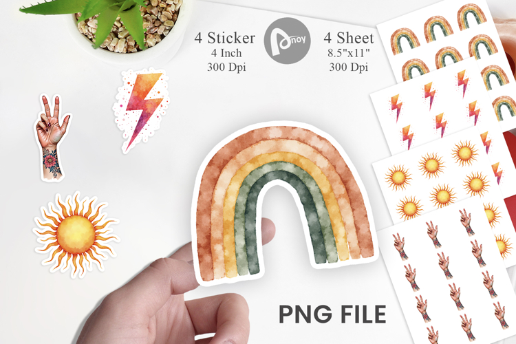 Groovy Mama Vintage Sticker