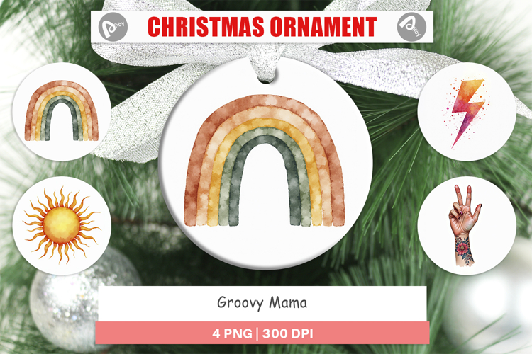 Groovy Mama Vintage Ornament