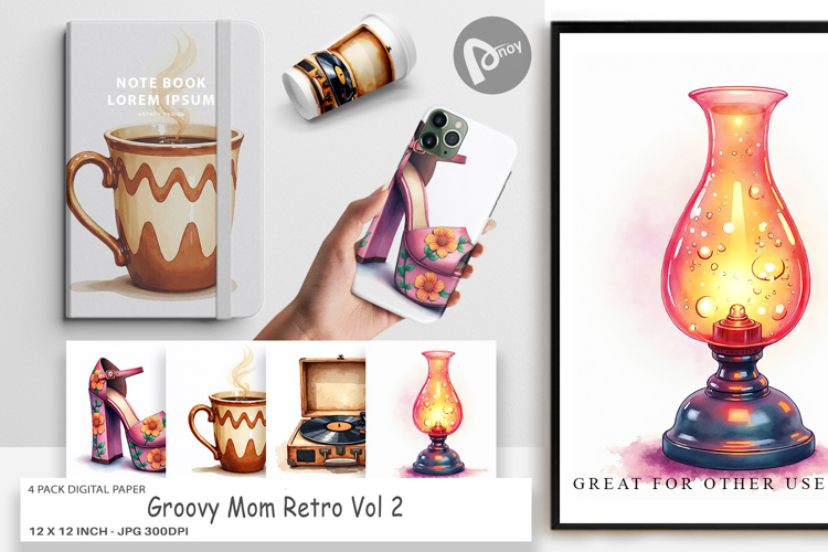 Boho Scrapbook Paper Image 22