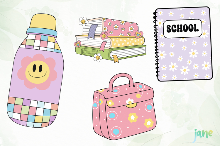 Groovy School Clipart