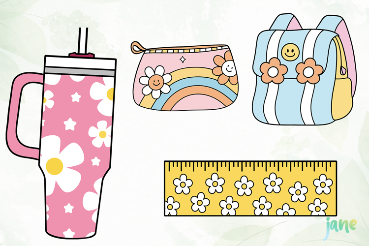 Groovy School Clipart