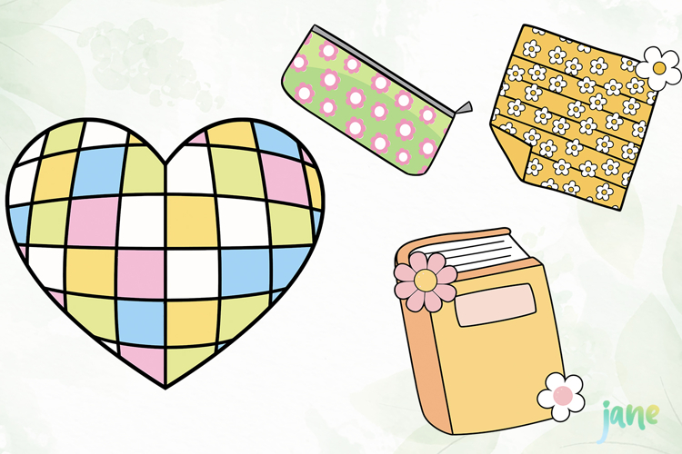 Groovy School Clipart