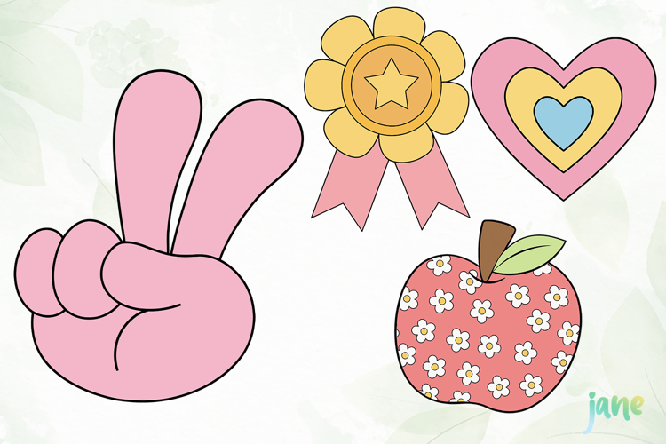 Groovy School Clipart