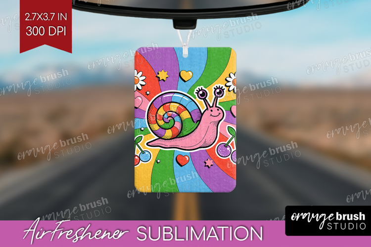 Groovy Air Freshener PNG - Summer PNG Sublimation