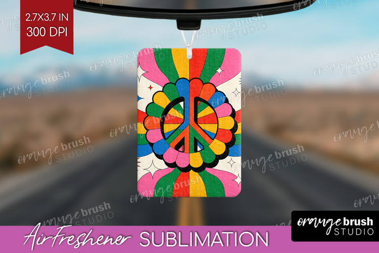 Groovy Air Freshener PNG - Summer PNG Sublimation