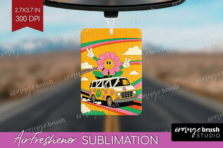 Groovy Air Freshener PNG - Summer PNG Sublimation