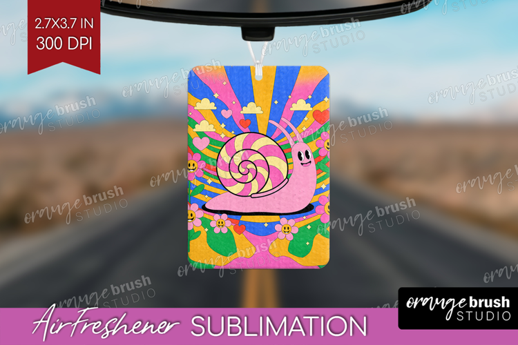 Groovy Air Freshener PNG - Summer PNG Sublimation