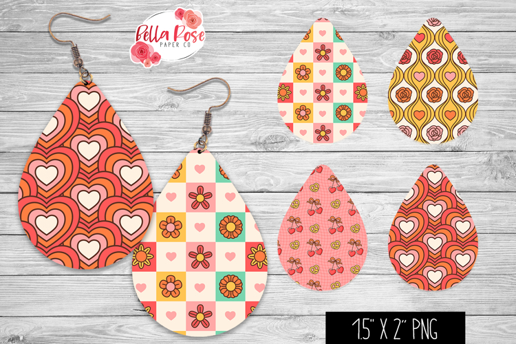 Groovy Coquette | 4 Sets of Teardrop Earrings