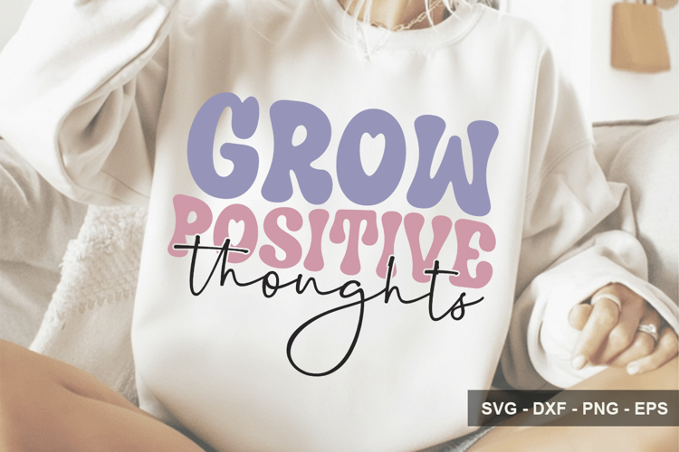 Grow Positive Thoughts - Mental Health Design