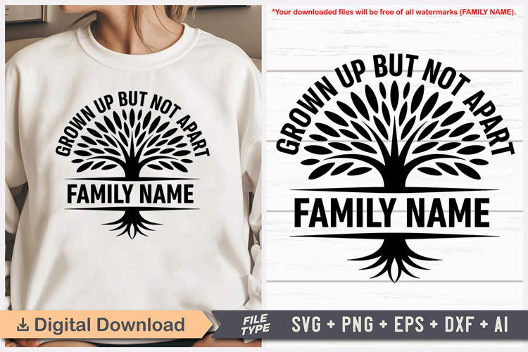 Grown Up But Not Apart SVG | Family Reunion SVG | Family SVG